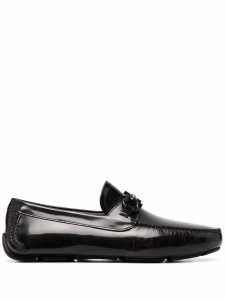 Pantofi loafer Ferragamo din piele maro