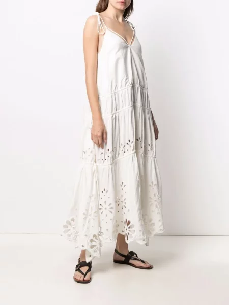 Rochie Simkhai cu broderie alb