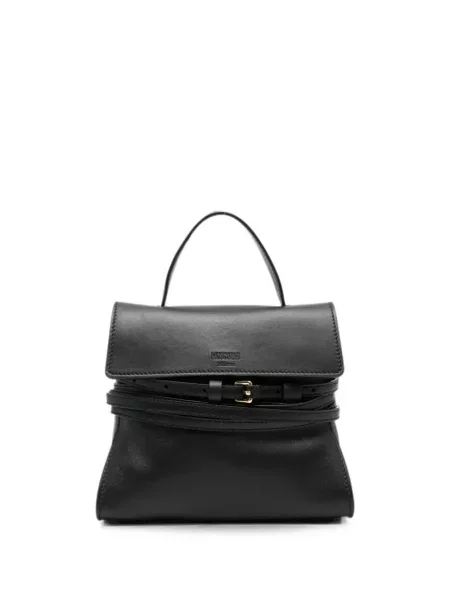 Geantă shopper Moschino din piele negru