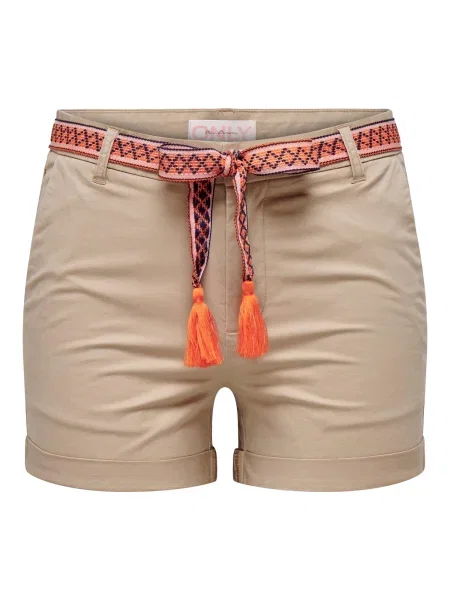 ONLY Chino hlače Georgia temno / temno modra / oranžna / korala bež