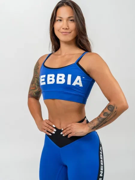 Fitness podprsenka NEBBIA Flex blue modrá