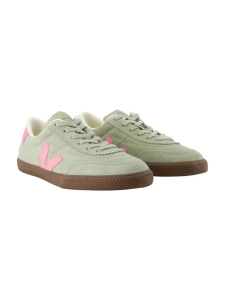 Sneakersy Veja zamszowe zielone