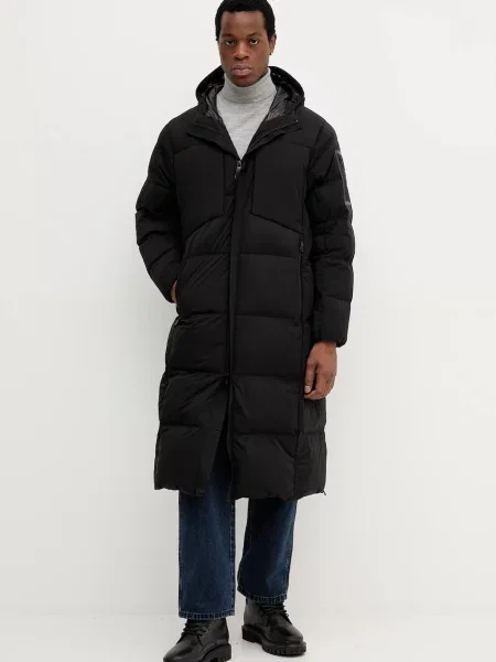 BOSS Palton de iarnă Riplite negru