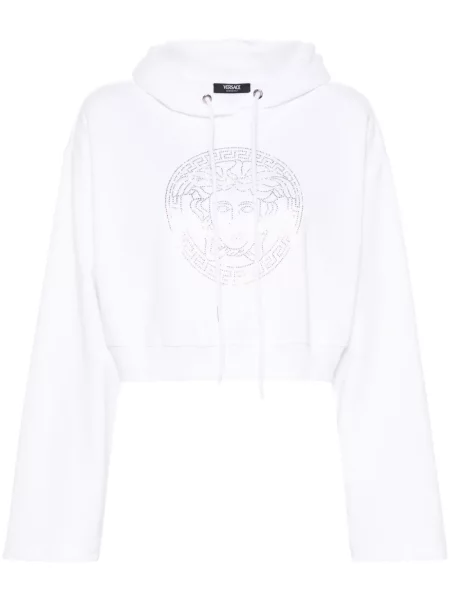 Bluza z kapturem Versace biała