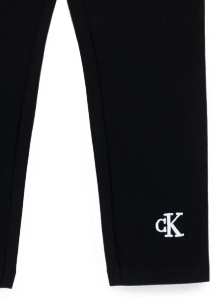 Dětské legíny Calvin Klein černé