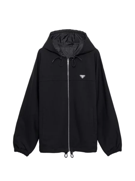Geacă Prada din fleece negru