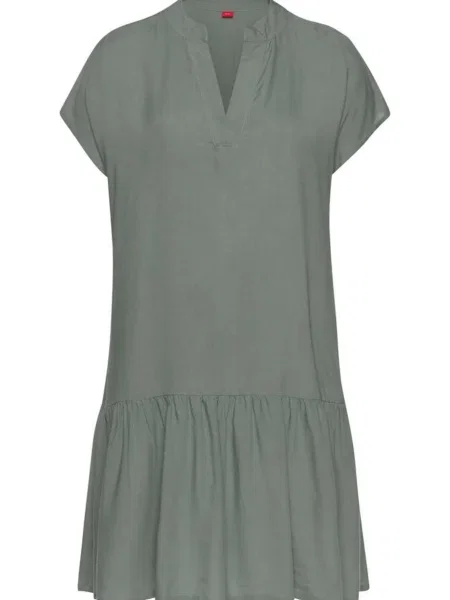 S.Oliver Rochie tip bluză închis verde