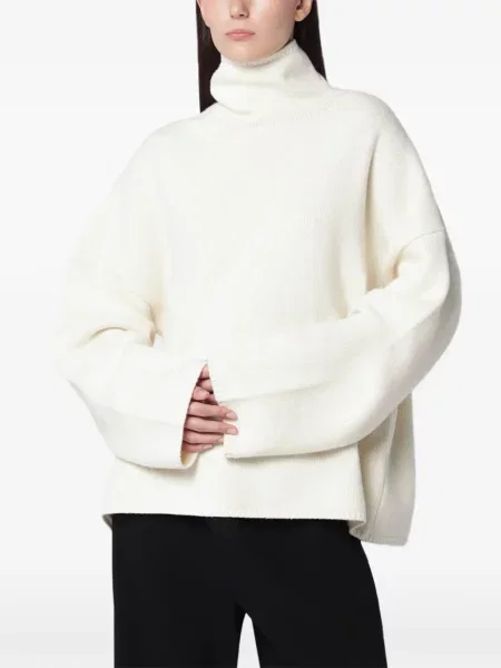 Pulover Almada Label alb