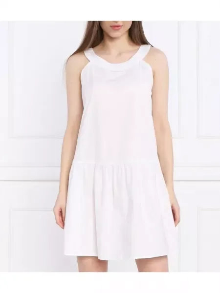 Armani Exchange Rochie alb