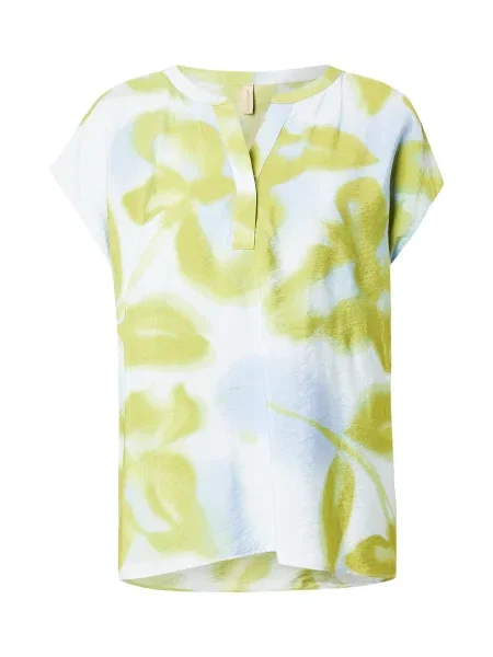 Soyaconcept Bluză Cate deschis / oliv albastru