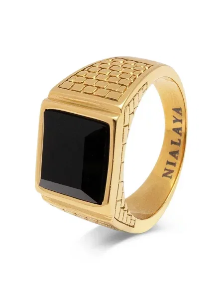 Žiedas Nialaya Jewelry auksinė