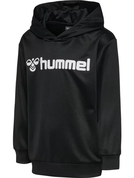 Bluza z kapturem dla dzieci Hummel hmlLOGO czarna
