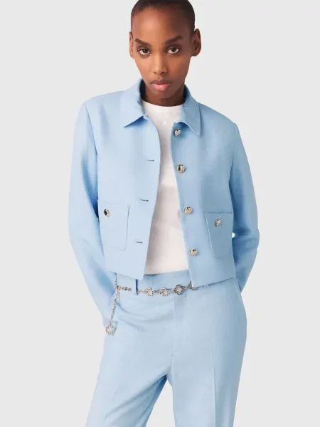 Пиджак Maje голубой