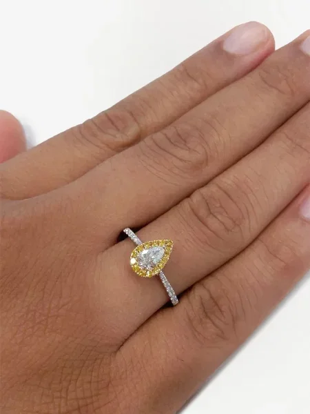 Žiedas Hyt Jewelry balta