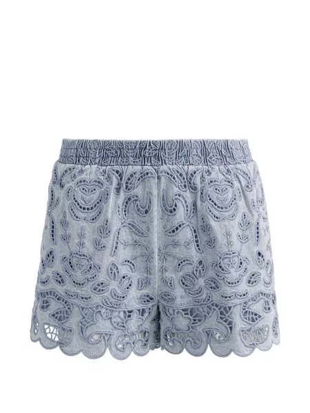 Pantaloni scurți Alice + Olivia albastru