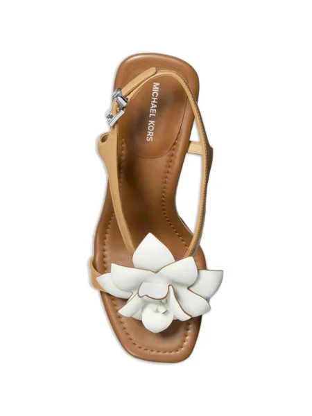 Pandantiv Michael Michael Kors cu model floral cu aplicații maro