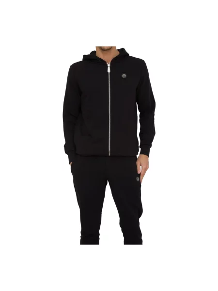 Bluza z kapturem Philipp Plein z kapturem czarna
