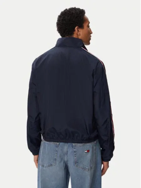 Tommy Jeans Átmeneti dzseki ESSENTIAL tengerészkék / piros fehér