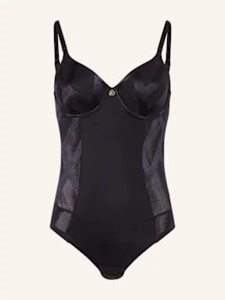 Chantelle Body Z Fiszbinami Glaze schwarz czarny