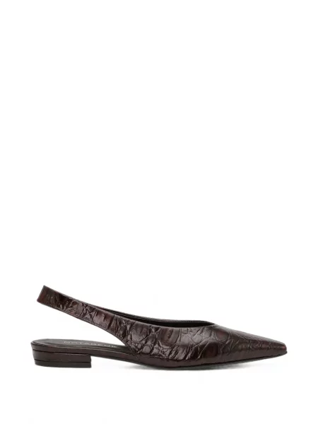 Pantofi cu toc Notabene slingback maro