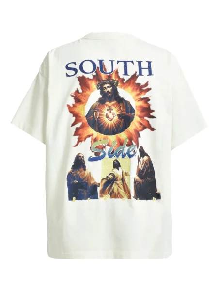 Tricou Breath cu imagine alb