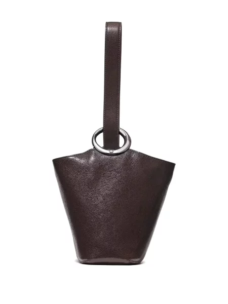 Geantă bucket Kate Spade maro