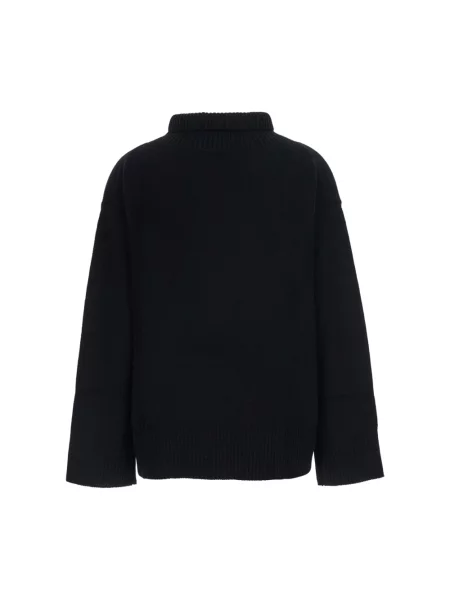Sweter z golfem Soft Goat z kaszmiru czarny