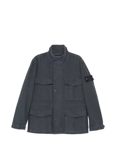 Geacă Stone Island cu strasuri albastru