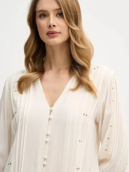 Сорочка Hoss Intropia regular бежевий