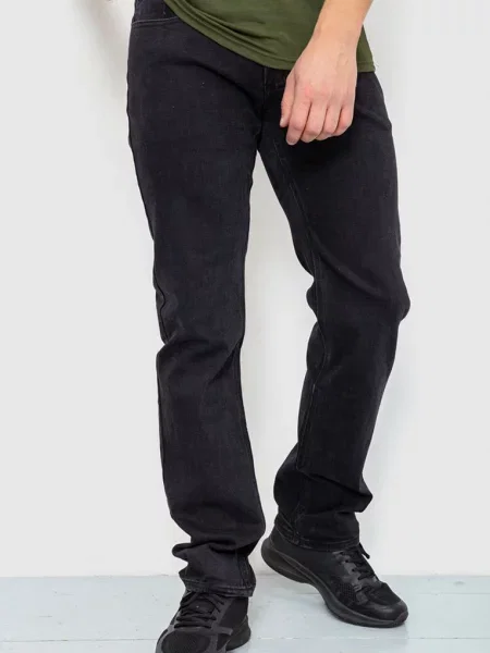 Прямі джинси Ager бавовна/поліестер чорний