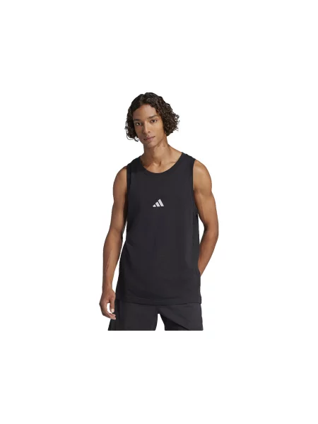 ADIDAS SPORTSWEAR Tehnička sportska majica crna / bijela crvena