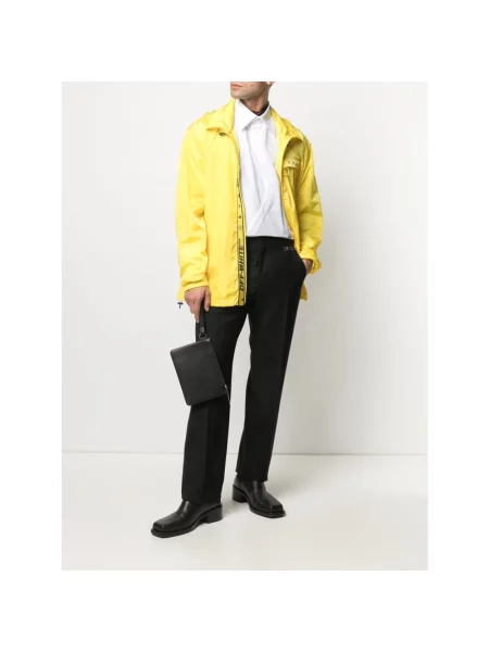Spodnie Off-white biznesowe białe