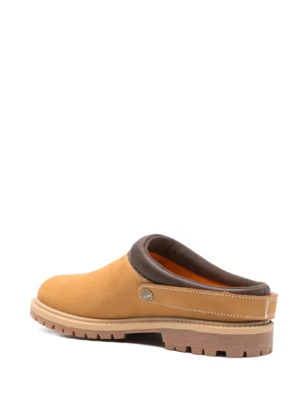 Papuci tip mules Timberland cu autograf
