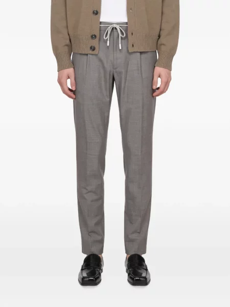 Pantaloni Eleventy cu cordon gri