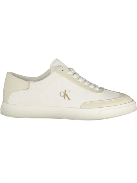 Calvin Klein Nizke superge PRO ecru / rjava bela