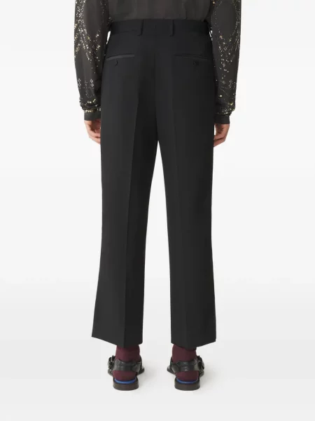 Pantaloni Lanvin de lână plisate negru