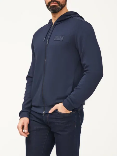 Спортивная кофта Ea7 Emporio Armani синяя