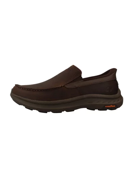 Mokasíny Skechers hnedá