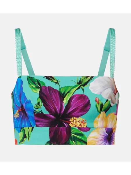 Top Dolce&gabbana de mătase cu model floral