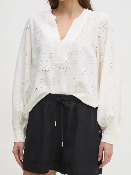 Gaudi pantaloni scurti femei neted high waist negru