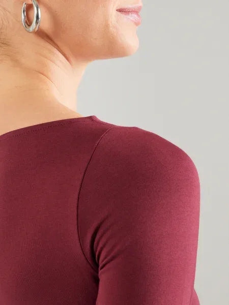 ABOUT YOU Tricou Hedda roșu bordeaux negru