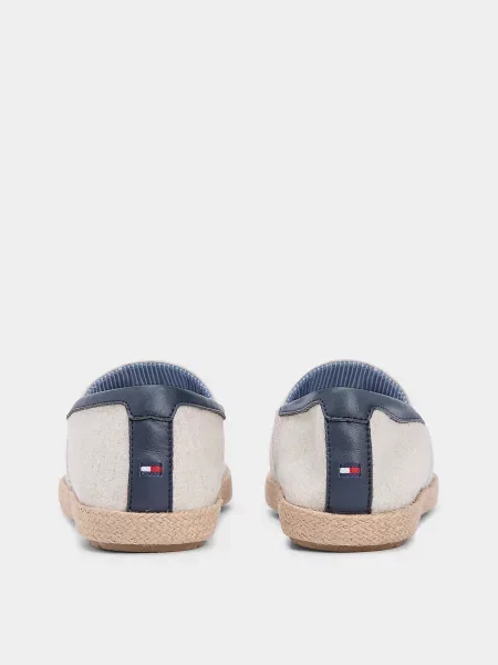 Льняные эспадрильи Tommy Hilfiger бежевые