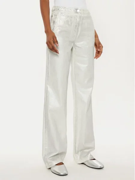 MAX&Co. Джинси Basilio Wide Leg срібний