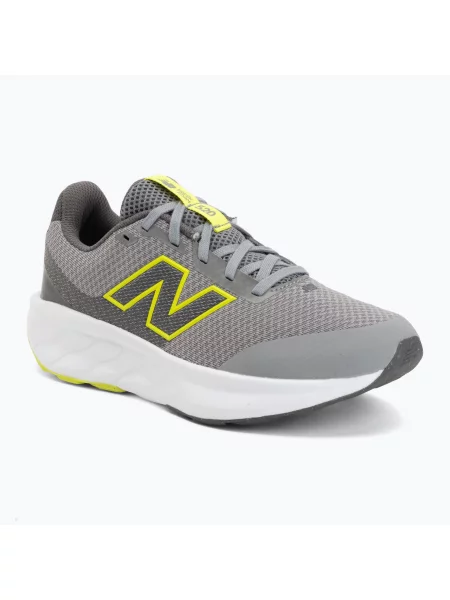 Gyerek futócipők New Balance Lace V9 grey matter/Ssate grey/alkaline green. Méret: 36 EU szürke