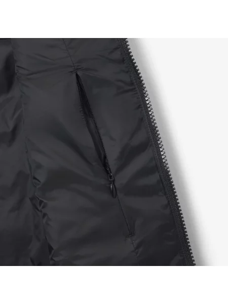 Lacoste Pikowana Kamizelka Puchowa I Wodoodporna czarna