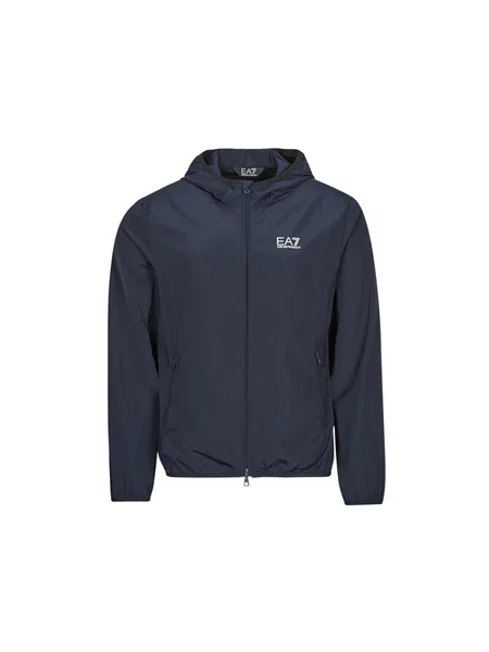 Bomber jakna Emporio Armani modra
