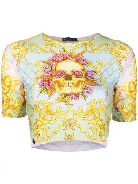 Top Philipp Plein cu imagine verde