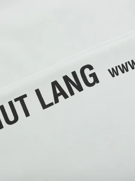 Pantaloni de jogging Helmut Lang cu imagine alb