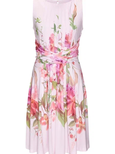 LASCANA Rochie de vară / rosé / roz pal / roz deschis verde
