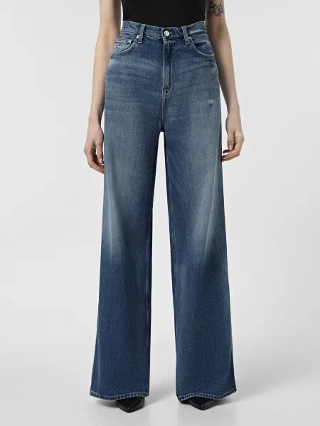 Широкие джинсы Tommy Jeans синие